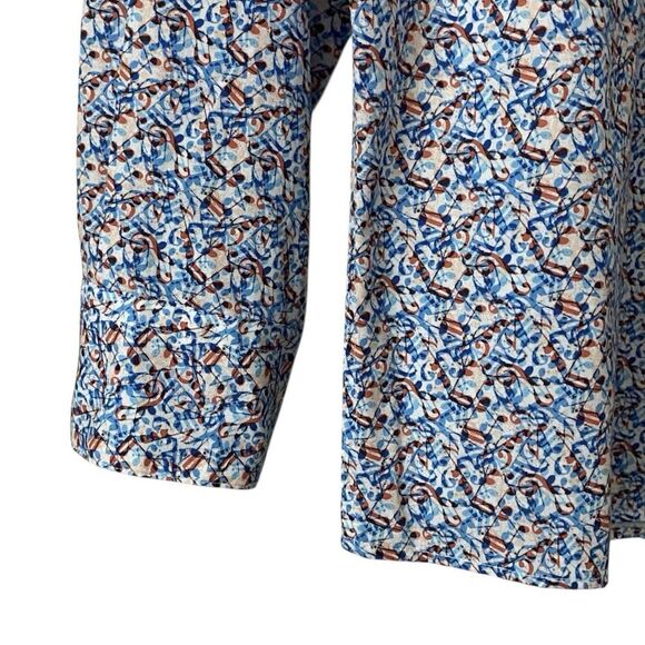 Cremieux Premium Denim Mens Size XL Button Up Shirt Long Sleeve Multicolor Print - Picture 7 of 10